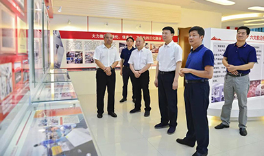 福建省人大常委會(huì)黨組書記、副主任張廣敏蒞臨虹潤公司調(diào)研指導(dǎo)