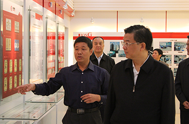 福建省委常委、省紀(jì)委書記倪岳峰調(diào)研虹潤(rùn)公司